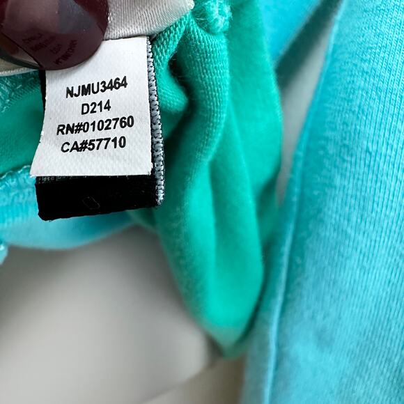 Kate Spade Knit Top Boatneck Color Block Turquoise Green Small Preppy Classic - Picture 9 of 11